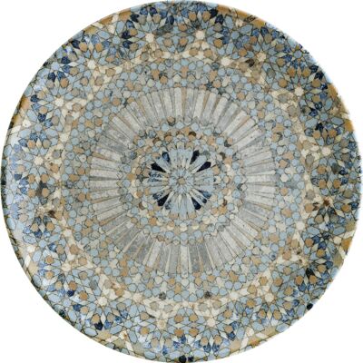 Bonna Piatto piano Luca Mosaic ; 17 cm (Ø); arancione/blu scuro/blu chiaro/giallo/bianco; rotonda; 12 pz. / Pacco Bonna Piatto piano Luca Mosaic ; 17 cm (Ø); arancione/blu scuro/blu chiaro/giallo/bianco; rotonda; 12 pz. / Pacco