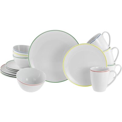 CreaTable Luna Set di Piatti Multicolore CreaTable Luna Set di Piatti Multicolore