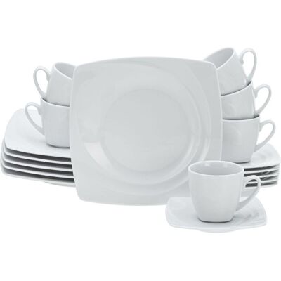 CreaTable CELEBRATION - Servizio da caffè da 18 pezzi ; bianco CreaTable CELEBRATION - Servizio da caffè da 18 pezzi ; bianco