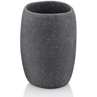 kela Portaspazzolini Roda in cemento ; 7.5x10.5 cm (ØxH); grigio; rotonda kela Portaspazzolini Roda in cemento ; 7.5x10.5 cm (ØxH); grigio; rotonda