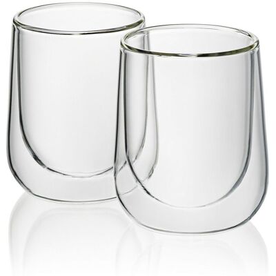 kela Bicchieri da cappuccino Fontana Set da 2 ; 180 ml, 9.5 cm (H); trasparente kela Bicchieri da cappuccino Fontana Set da 2 ; 180 ml, 9.5 cm (H); trasparente