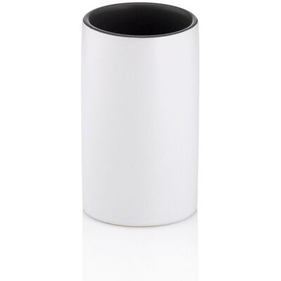 kela Portaspazzolino Matsi in ceramica ; 7x11 cm (ØxH); bianco; rotonda kela Portaspazzolino Matsi in ceramica ; 7x11 cm (ØxH); bianco; rotonda
