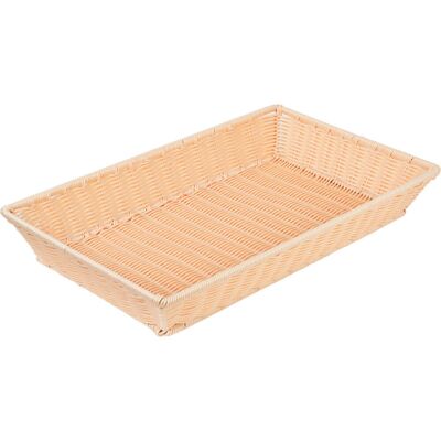 Stalgast Cestino per pane e frutta, polipropilene, gastronorm 1/1 ; 32.5x53x8 cm (LxLxH); marrone Stalgast Cestino per pane e frutta, polipropilene, gastronorm 1/1 ; 32.5x53x8 cm (LxLxH); marrone