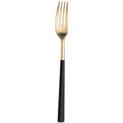Pintinox Forchetta da tavola HIVE Satin Black Treasure Honey ; 21 cm (L); giallo; 12 pz. / Pacco Pintinox Forchetta da tavola HIVE Satin Black Treasure Honey ; 21 cm (L); giallo; 12 pz. / Pacco