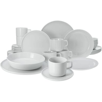 Set di stoviglie in porcellana bianca Chef Collection - 30 pezzi per 6 persone Set di stoviglie in porcellana bianca Chef Collection - 30 pezzi per 6 persone