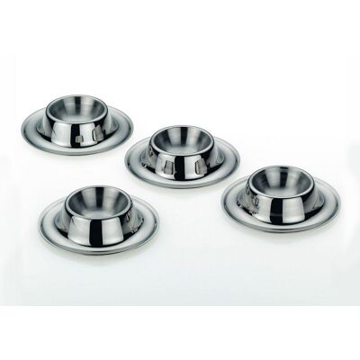 kela Portauova Vision in acciaio inox 18/10 ; 3.5 cm (H); argento; rotonda kela Portauova Vision in acciaio inox 18/10 ; 3.5 cm (H); argento; rotonda