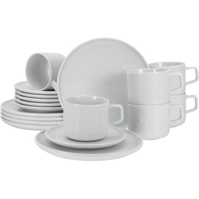 CREATABLE Chef Collection Servizio caffè - 18 pezzi, bianco, per 6 persone CREATABLE Chef Collection Servizio caffè - 18 pezzi, bianco, per 6 persone