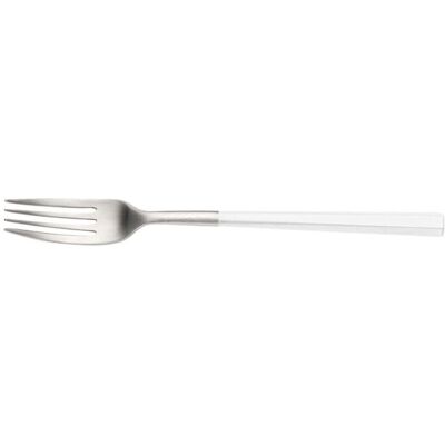 Pintinox Forchetta da tavola HIVE Satin Forgiato manico ABS Nero ; 21 cm (L); bianco; 12 pz. / Pacco Pintinox Forchetta da tavola HIVE Satin Forgiato manico ABS Nero ; 21 cm (L); bianco; 12 pz. / Pacco