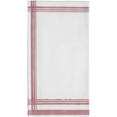 GARCIA DE POU Tovagliolo Leina piega 1/8 ; 45x45 cm (LxL); bianco/bordeaux; 25 pz. / Pacco GARCIA DE POU Tovagliolo Leina piega 1/8 ; 45x45 cm (LxL); bianco/bordeaux; 25 pz. / Pacco