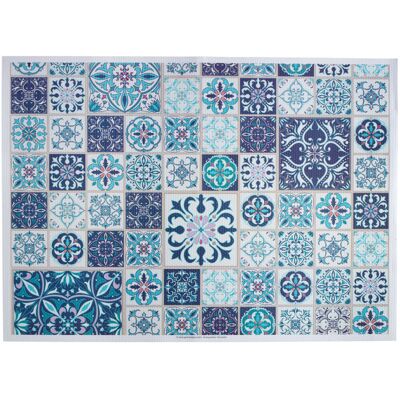 García de Pou Offset 'Azulejos' 70 G/M2 31X43 Cm Set da Tavola - Monouso García de Pou Offset 'Azulejos' 70 G/M2 31X43 Cm Set da Tavola - Monouso