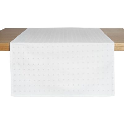 ERWIN M. - Runner Sinnos - Bianco - 45x130 cm - Runner da tavolo ERWIN M. - Runner Sinnos - Bianco - 45x130 cm - Runner da tavolo