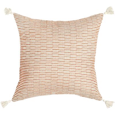 ERWIN M. Federa cuscino decorativo Torano strisce sottili ; 40x40 cm (LxL); crema/terracotta ERWIN M. Federa cuscino decorativo Torano strisce sottili ; 40x40 cm (LxL); crema/terracotta