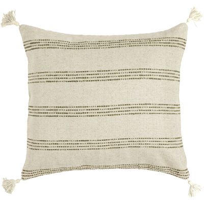 ERWIN M. Federa cuscino decorativo Torano strisce larghe ; 50x50 cm (LxL); crema/verde oliva ERWIN M. Federa cuscino decorativo Torano strisce larghe ; 50x50 cm (LxL); crema/verde oliva