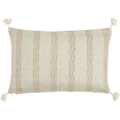ERWIN M. Federa cuscino decorativo Torano strisce larghe ; 30x50 cm (LxL); crema/beige ERWIN M. Federa cuscino decorativo Torano strisce larghe ; 30x50 cm (LxL); crema/beige