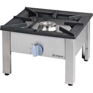 Stalgast Fornello a gas in acciaio inox TOP - G20 ; 58x580x38 cm (LxPxH); argento/nero Stalgast Fornello a gas in acciaio inox TOP - G20 ; 58x580x38 cm (LxPxH); argento/nero