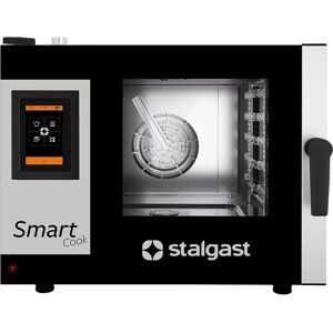 Stalgast SmartCook, forno a vapore combinato con touchscreen, 5x gastronorm1/1 ; 79x69 cm (LxH); nero/argento Stalgast SmartCook, forno a vapore combinato con touchscreen, 5x gastronorm1/1 ; 79x69 cm (LxH); nero/argento