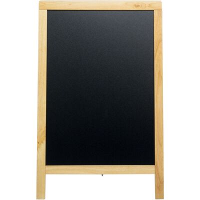 Securit Lavagna a cavalletto Deluxe ; 55x85 cm (LxH); marrone chiaro Securit Lavagna a cavalletto Deluxe ; 55x85 cm (LxH); marrone chiaro