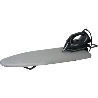 Corby Asse da stiro da tavolo Sutton con copertura con ferro da stiro a vapore 2000W - Spina EU ; 7x31x77 cm (LxLxH); grigio Corby Asse da stiro da tavolo Sutton con copertura con ferro da stiro a vapore 2000W - Spina EU ; 7x31x77 cm (LxLxH); grigio