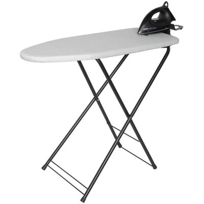 Corby Asse da stiro Berkshire con ferro da stiro a secco 1200W- Spina EU ; 34x89.5x75.5 cm (LxLxH); grigio Corby Asse da stiro Berkshire con ferro da stiro a secco 1200W- Spina EU ; 34x89.5x75.5 cm (LxLxH); grigio