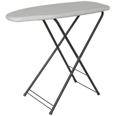 Corby Asse da stiro compatta Berkshire con copertura grigio chiaro ; 7x101x40 cm (LxLxH); grigio Corby Asse da stiro compatta Berkshire con copertura grigio chiaro ; 7x101x40 cm (LxLxH); grigio