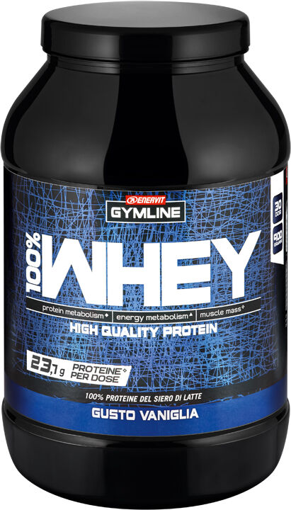 Enervit Gymline 100% Whey Concentrato Vaniglia 900g