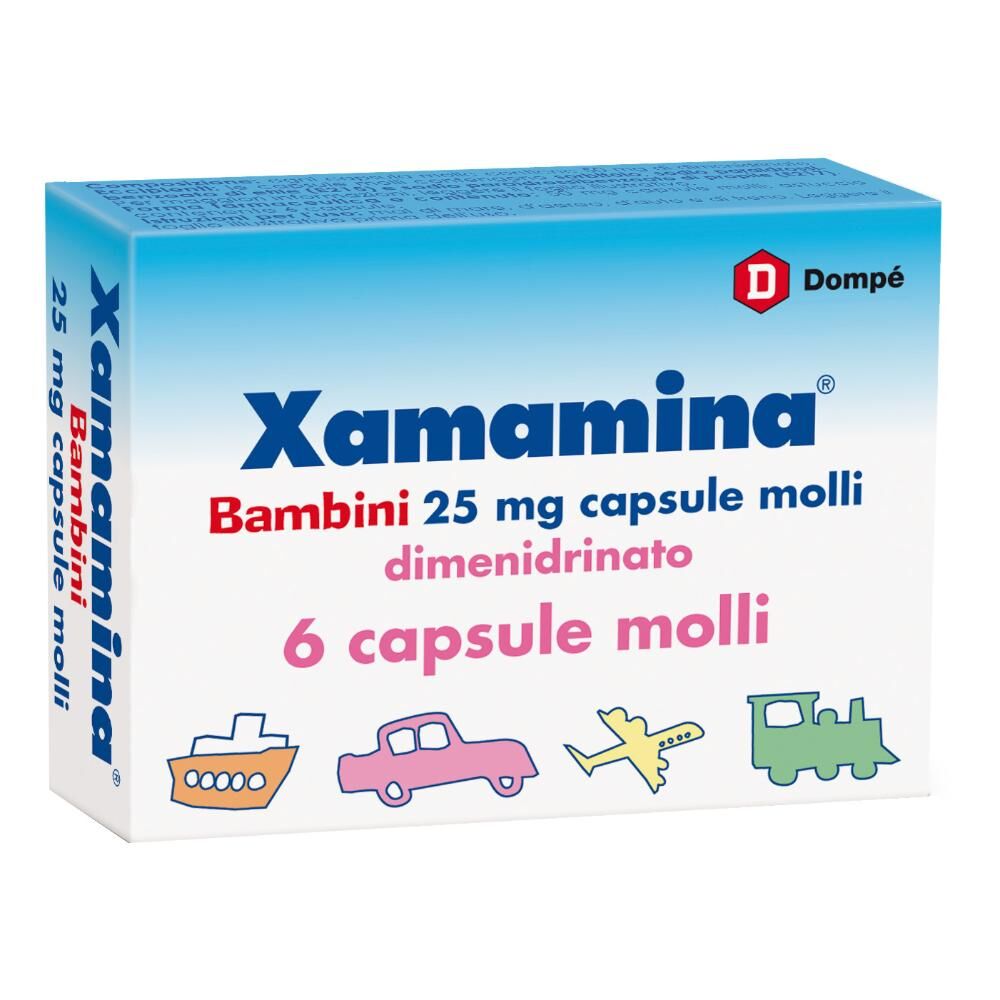 Dompe' Farmaceutici Spa Xamamina*bb 6cps 25mg