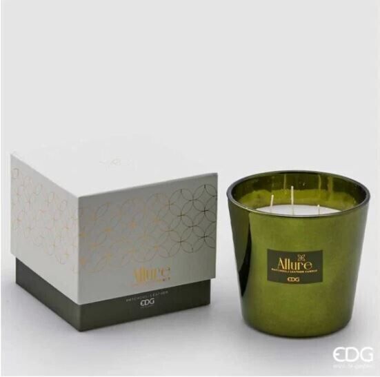 Edg Enzo De Gasperi Candela Allure Patchouli Leather H.12 D.13,5 Col.Verde