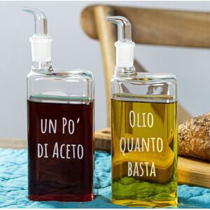 simple day set 2 bottiglie olio quanto basta-un po' di aceto 2x400ml