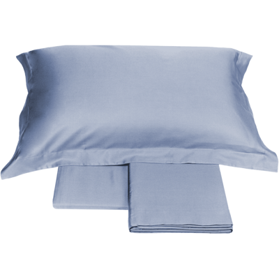 Fazzini TRECENTO Completo lenzuola - Taglia: 2 piazze,Colore: TRECENTO - BLUE FOG Fazzini TRECENTO Completo lenzuola - Taglia: 2 piazze,Colore: TRECENTO - BLUE FOG