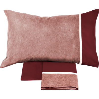 Fazzini GALUCHAT Completo lenzuola - Taglia: 1 piazza,Colore: GALUCHAT - BURGUNDY Fazzini GALUCHAT Completo lenzuola - Taglia: 1 piazza,Colore: GALUCHAT - BURGUNDY
