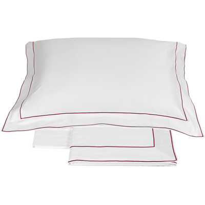 Fazzini ISOLA Completo lenzuola - Taglia: 2 piazze,Colore: ISOLA - BIANCO+BURGUNDY Fazzini ISOLA Completo lenzuola - Taglia: 2 piazze,Colore: ISOLA - BIANCO+BURGUNDY