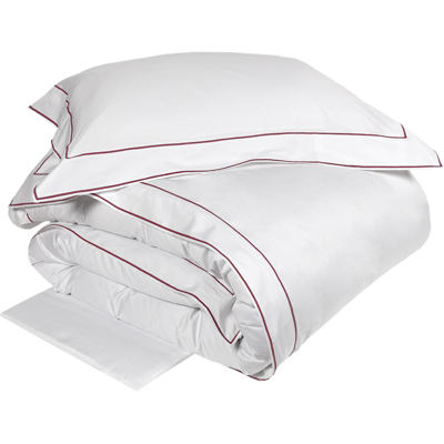 Fazzini ISOLA Completo copripiumino - Taglia: 2 piazze,Colore: ISOLA - BIANCO+BURGUNDY Fazzini ISOLA Completo copripiumino - Taglia: 2 piazze,Colore: ISOLA - BIANCO+BURGUNDY