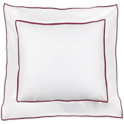 Fazzini ISOLA Coppia federe - Taglia: 65x65,Colore: ISOLA - BIANCO+BURGUNDY Fazzini ISOLA Coppia federe - Taglia: 65x65,Colore: ISOLA - BIANCO+BURGUNDY