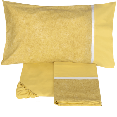 Fazzini GALUCHAT Completo lenzuola - Taglia: 1 piazza,Colore: GALUCHAT - GIALLO Fazzini GALUCHAT Completo lenzuola - Taglia: 1 piazza,Colore: GALUCHAT - GIALLO