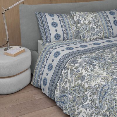 Fazzini SAMARCANDA Completo lenzuolo copriletto - Taglia: 2 piazze,Colore: SAMARCANDA - GREY Fazzini SAMARCANDA Completo lenzuolo copriletto - Taglia: 2 piazze,Colore: SAMARCANDA - GREY