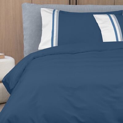 Fazzini KUBRIC 60 Completo copripiumino - Taglia: 2 piazze,Colore: KUBRIC 60 - BLU/OFF WHITE Fazzini KUBRIC 60 Completo copripiumino - Taglia: 2 piazze,Colore: KUBRIC 60 - BLU/OFF WHITE
