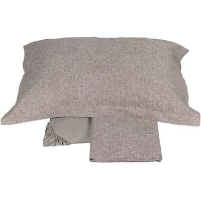 Fazzini BACO Completo lenzuola - Taglia: 2 piazze,Colore: BACO - SASSO Fazzini BACO Completo lenzuola - Taglia: 2 piazze,Colore: BACO - SASSO