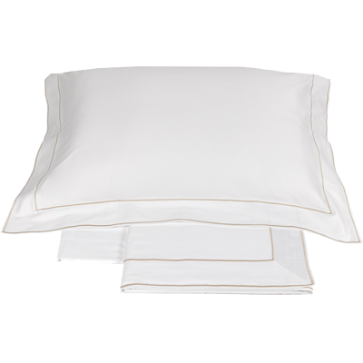Fazzini ISOLA Completo lenzuola - Taglia: 2 piazze,Colore: ISOLA - BIANCO + TORRONE Fazzini ISOLA Completo lenzuola - Taglia: 2 piazze,Colore: ISOLA - BIANCO + TORRONE