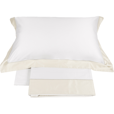 Fazzini - QUADRILATERO - 2 piazze - Bianco - Completo lenzuola Fazzini - QUADRILATERO - 2 piazze - Bianco - Completo lenzuola