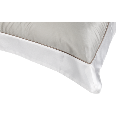 Fazzini QUADRILATERO Coppia federe - Taglia: 65x65,Colore: QUADRILATERO - GRIGIO/BIANCO SETA Fazzini QUADRILATERO Coppia federe - Taglia: 65x65,Colore: QUADRILATERO - GRIGIO/BIANCO SETA