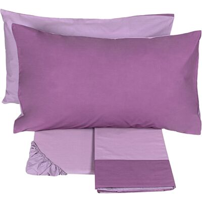 Fazzini DIALOGO Completo lenzuola - Taglia: 2 piazze,Colore: DIALOGO - GLICINE+PURPLE Fazzini DIALOGO Completo lenzuola - Taglia: 2 piazze,Colore: DIALOGO - GLICINE+PURPLE