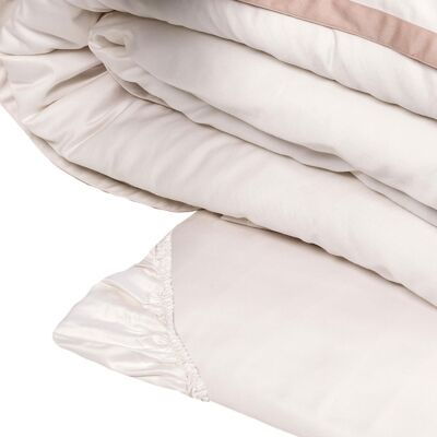 Fazzini HELLEN Completo copripiumino - Taglia: 2 piazze,Colore: HELLEN - BIANCO SETA/ROSA BOHO Fazzini HELLEN Completo copripiumino - Taglia: 2 piazze,Colore: HELLEN - BIANCO SETA/ROSA BOHO