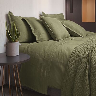 Fazzini SOFFIO Set di biancheria in lino - Cactus - Taglia 2 Fazzini SOFFIO Set di biancheria in lino - Cactus - Taglia 2