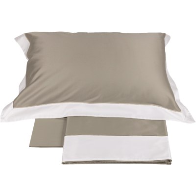 Fazzini QUADRILATERO Completo lenzuola - Taglia: 2 piazze,Colore: QUADRILATERO - TORTORA/BIANCO SETA Fazzini QUADRILATERO Completo lenzuola - Taglia: 2 piazze,Colore: QUADRILATERO - TORTORA/BIANCO SETA