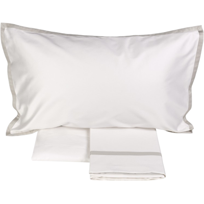 Fazzini HELLEN Completo lenzuola - Taglia: 2 piazze,Colore: HELLEN - BIANCO SETA/GRIGIO Fazzini HELLEN Completo lenzuola - Taglia: 2 piazze,Colore: HELLEN - BIANCO SETA/GRIGIO