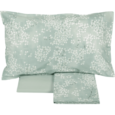 Fazzini KIMONO Completo lenzuola - Taglia: 1 piazza,Colore: KIMONO - GRAY GREEN Fazzini KIMONO Completo lenzuola - Taglia: 1 piazza,Colore: KIMONO - GRAY GREEN