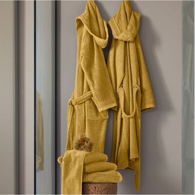 Fazzini SQUARE SENAPE XL Spugna 400 g/mq Bathrobe Fazzini SQUARE SENAPE XL Spugna 400 g/mq Bathrobe