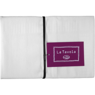Fazzini AUBERGINE Set 4 Tovaglioli - Colore: AUBERGINE - BIANCO Fazzini AUBERGINE Set 4 Tovaglioli - Colore: AUBERGINE - BIANCO