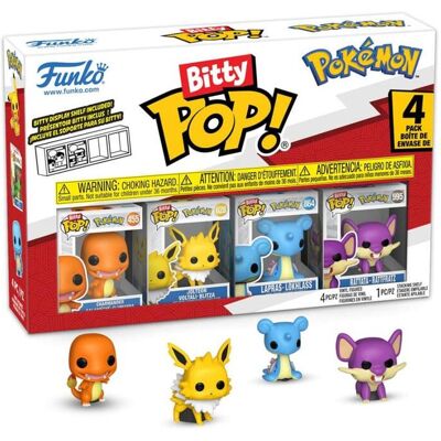 FUNKO Pokémon Bitty Pop! Vinile Figura 4-Pack Series 2 2 Cm FUNKO Pokémon Bitty Pop! Vinile Figura 4-Pack Series 2 2 Cm