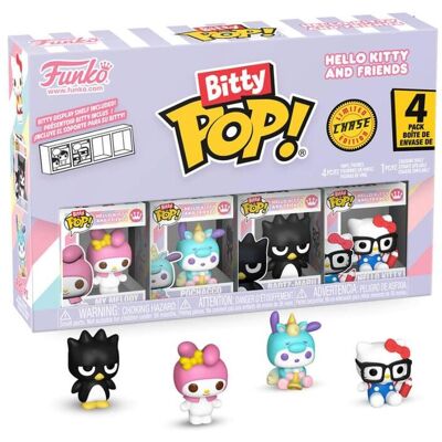FUNKO Hello Kitty E Friends Bitty Pop! Vinile Figura 4-Pack Series 4 2 Cm FUNKO Hello Kitty E Friends Bitty Pop! Vinile Figura 4-Pack Series 4 2 Cm